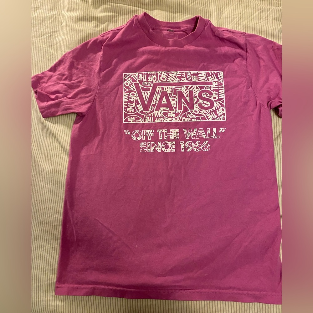 Purple vans T-shirts never worn